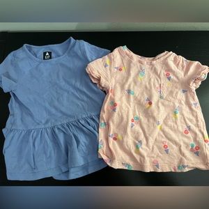 Set of Gap Short-Sleeve Shirts Size 2T